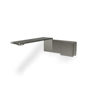 Treemme 5mm Смеситель для раковины на 2 отверстия Brushed Stainless Steel