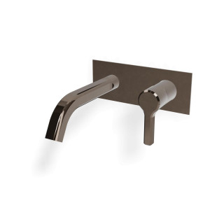 Treemme Aurelia Смеситель для раковины на 2 отверстия Polished Black Chrome
