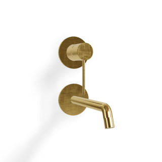 Treemme Up+ Смеситель для раковины, длина излива 18.4 см Brushed Brass
