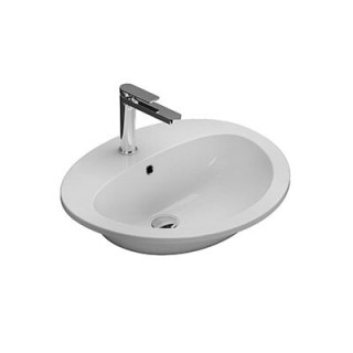 Раковина Globo Minori 56x48.5 см белая глянцевая