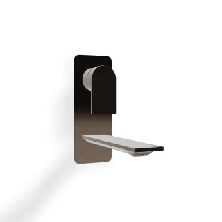 Treemme RAN Смеситель для раковины, длина излива 21.2 см Polished Black Chrome