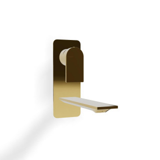 Treemme RAN Смеситель для раковины, длина излива 21.2 см 24k Gold