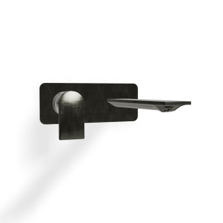 Treemme RAN Смеситель для раковины, длина излива 21.2 см Brushed Black Chrome