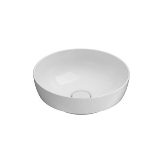 Раковина Globo T-Edge 37x37 см, белая глянцевая