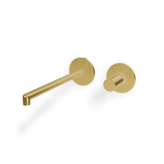 Treemme T30 Смеситель для раковины, длина излива 23.3 см Brushed Brass