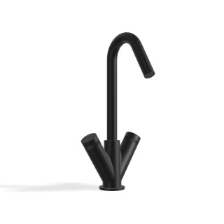 Treemme X-Change Смеситель для раковины высокий 30 см Matt Black
