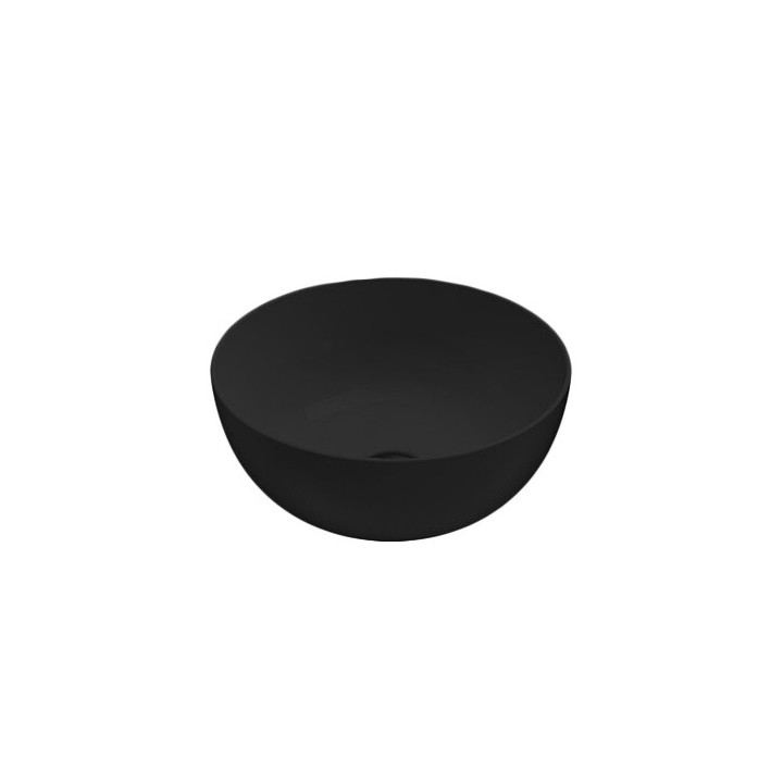 Раковина Globo T-Edge черный матовый 37x37 см