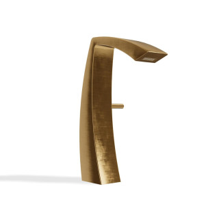 Treemme Arche Смеситель для раковины высокий 28 см Brushed Gold