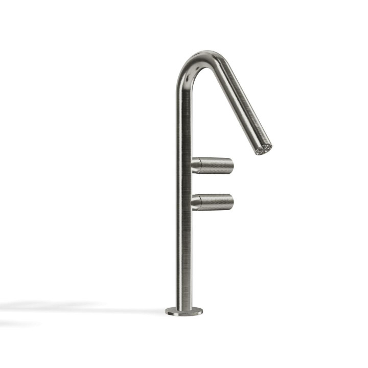 Смеситель Treemme 34 см Brushed Stainless Steel