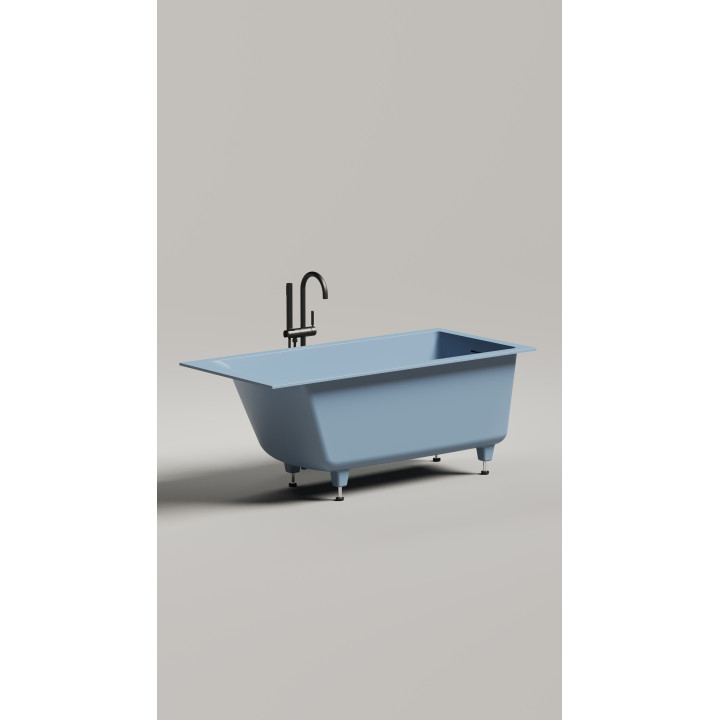 Salini CASCATA Ванна встраиваемая 150x70 см покраска RAL classic матовый