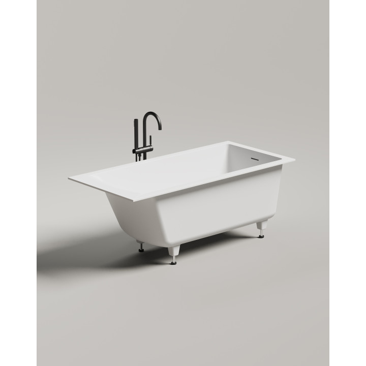 Salini CASCATA Ванна встраиваемая 150x70 см белый глянцевый, доступна покраска по RAL