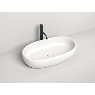 Раковина Salini LUCE 69 см белый матовый