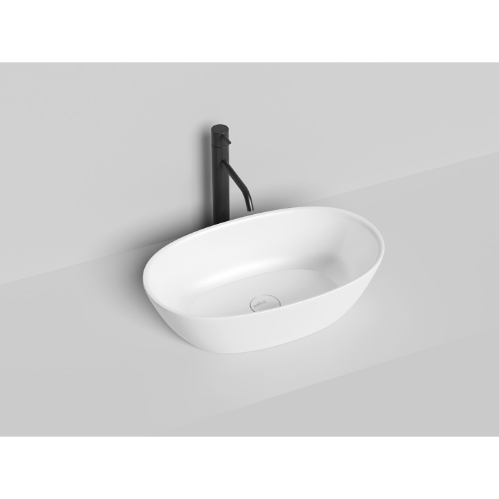 Раковина Salini SOFIA 55.5x33 см белый матовый