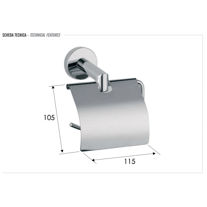 Держатель туалетной бумаги Remer GS60BG