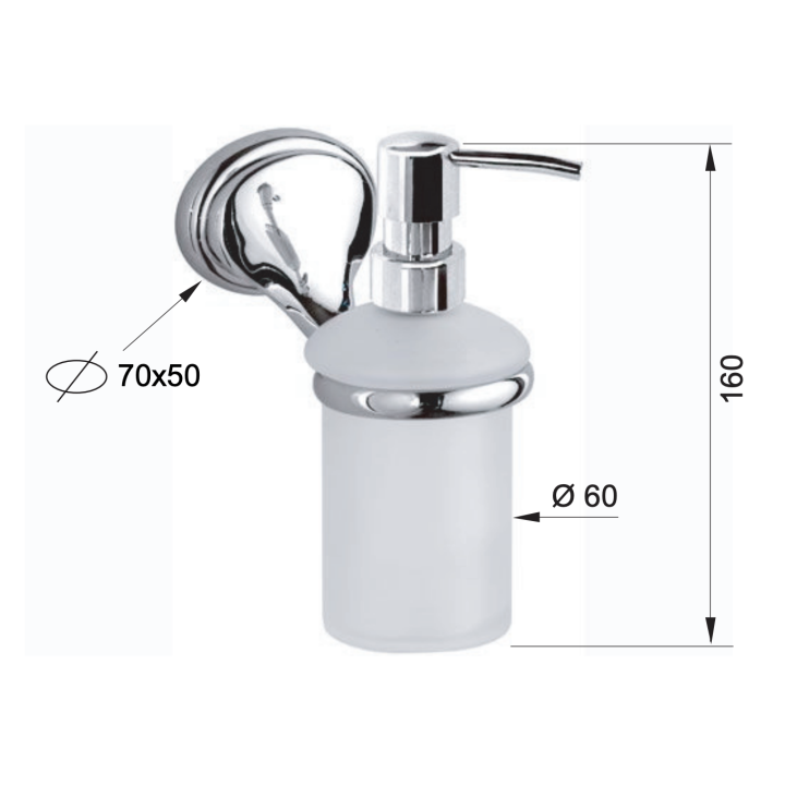 Дозатор для мыла Remer Rubinetterie 900
