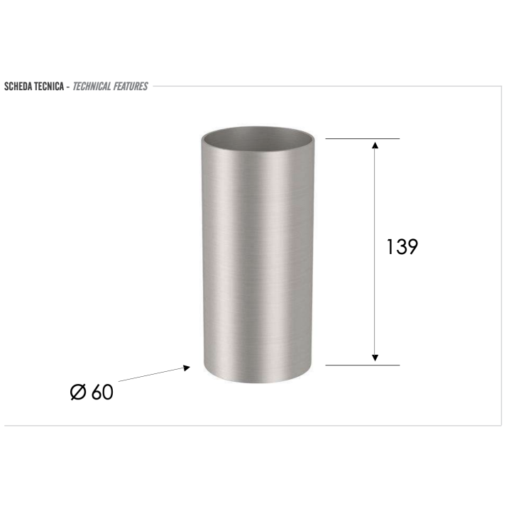 Стакан для ванны Remer Rubinetterie INOX