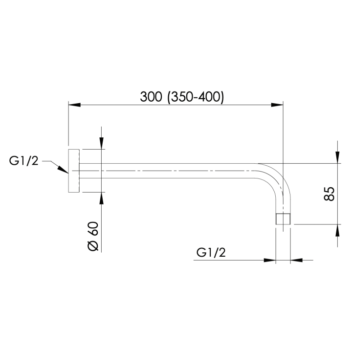 Кронштейн Remer 343L40DO в золоте
