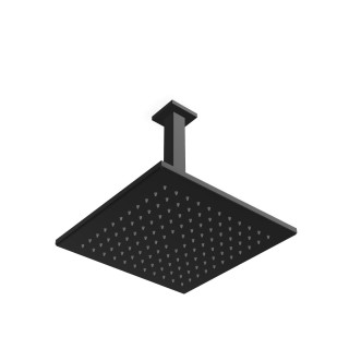 Душ Treemme Q30 Matt Black 25.5 см