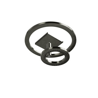 Потолочный душ Treemme Brushed Black Chrome