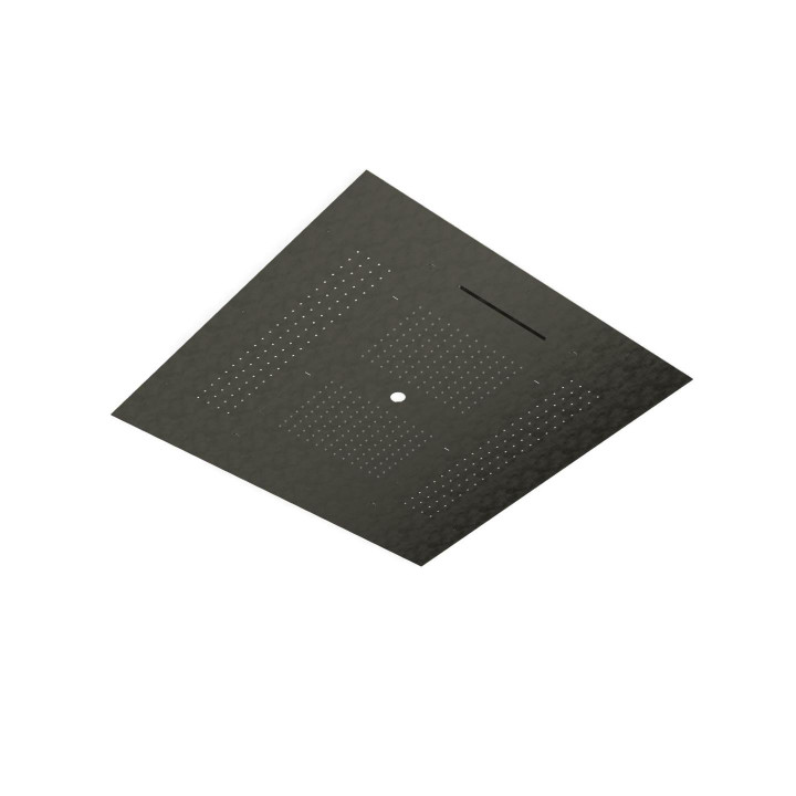 Верхний душ Treemme Brushed Black Chrome