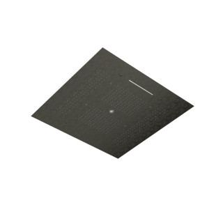 Душ Treemme Brushed Black Chrome 95x95 см