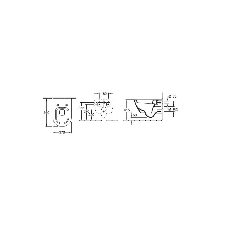 Villeroy&Boch Subway 2.0 Унитаз 56001001