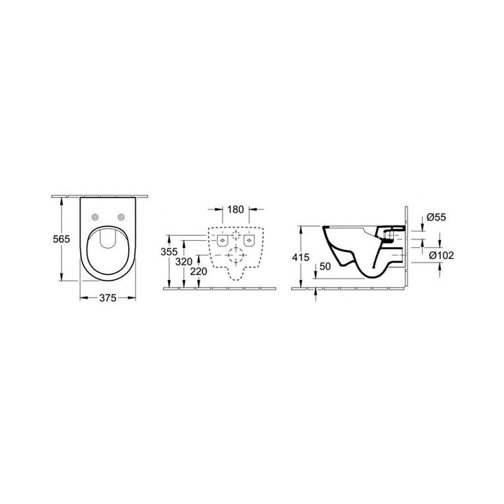 Унитаз Villeroy&Boch Subway 2.0 5614R0R1
