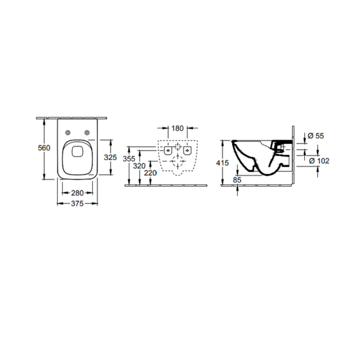 Унитаз Villeroy&Boch Venticello 4611R0R1