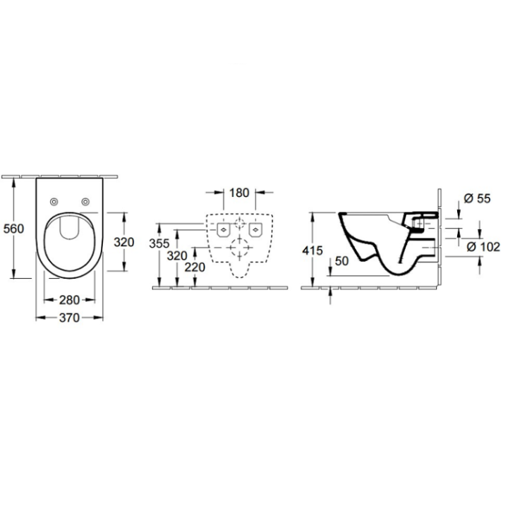 Унитаз Villeroy&Boch Subway 2.0 5614R201
