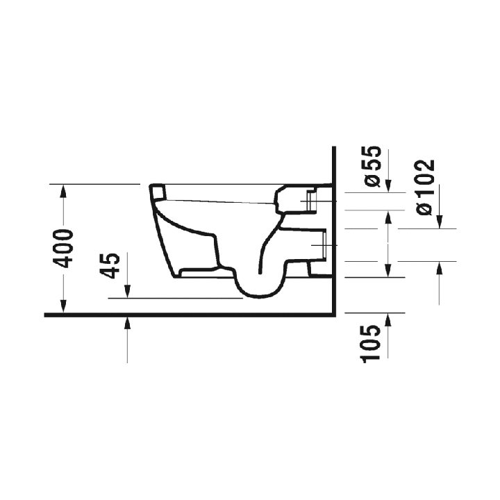 Унитаз Duravit ME by Starck 2528090000