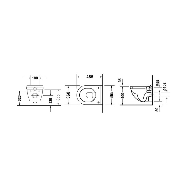 Унитаз Duravit Starck 3 2202090000