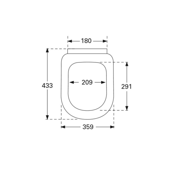 Сиденье Villeroy&Boch Subway 2.0 Alpin 9M746101