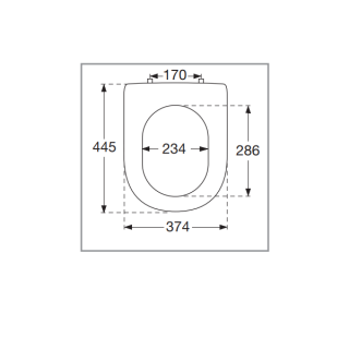 Сиденье Villeroy&Boch Walnut 99266600