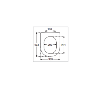 Сиденье Villeroy&Boch Subway 2.0 9M68Q101