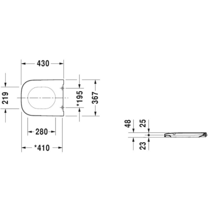 Duravit Happy D.2 Сиденье с микролифтом 0064591300