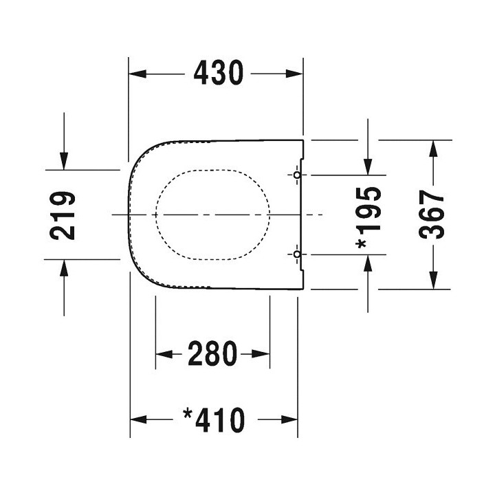 Duravit Happy D.2 Сиденье с микролифтом 0064590000