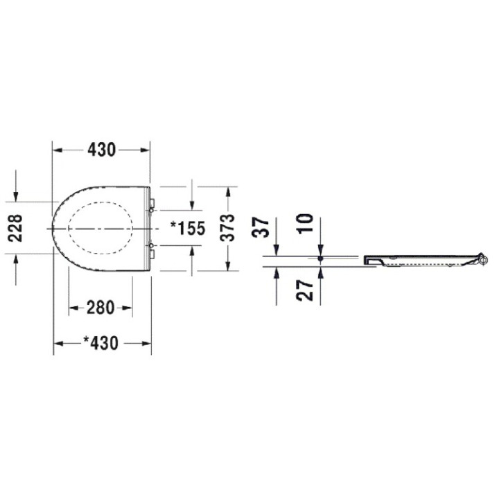 Сиденье Duravit No.1 0020790000