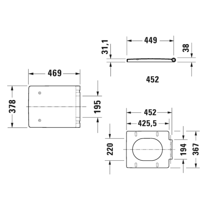 Duravit Vero Air Сиденье для унитаза 0022090000