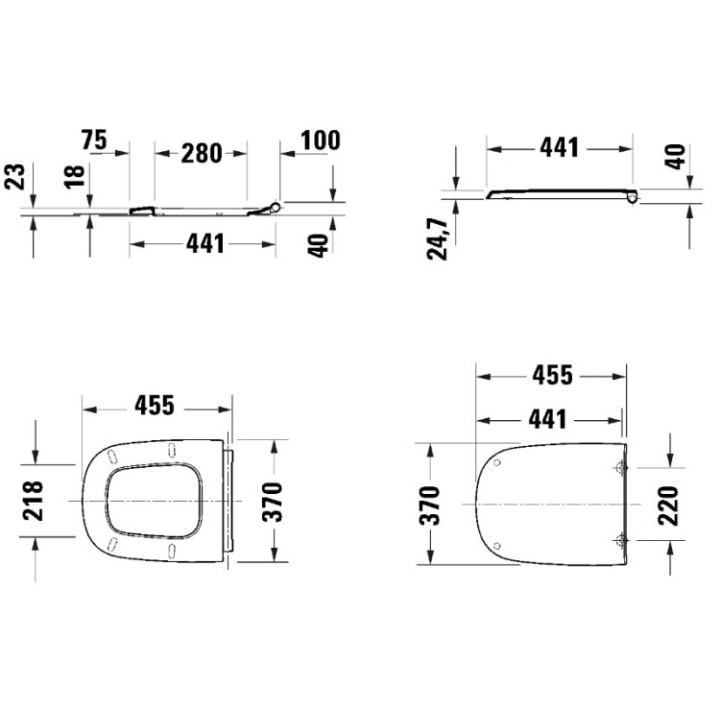 Duravit Aurena Сиденье для унитаза 0027290000
