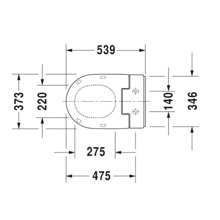 Duravit SensoWash Slim 611000002304300