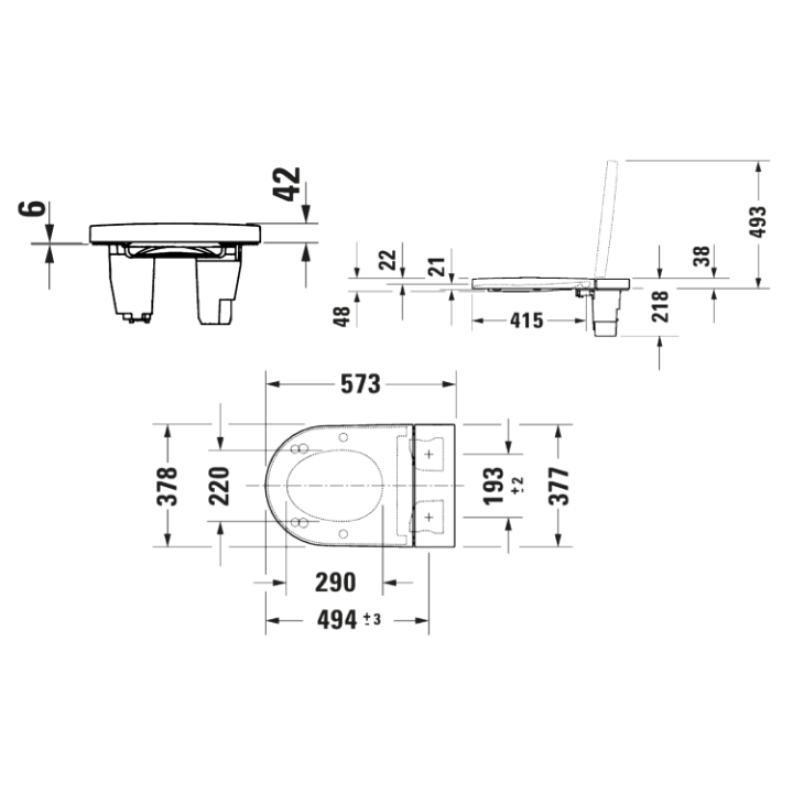 Duravit SensoWash Starck F Lite 612001012002310
