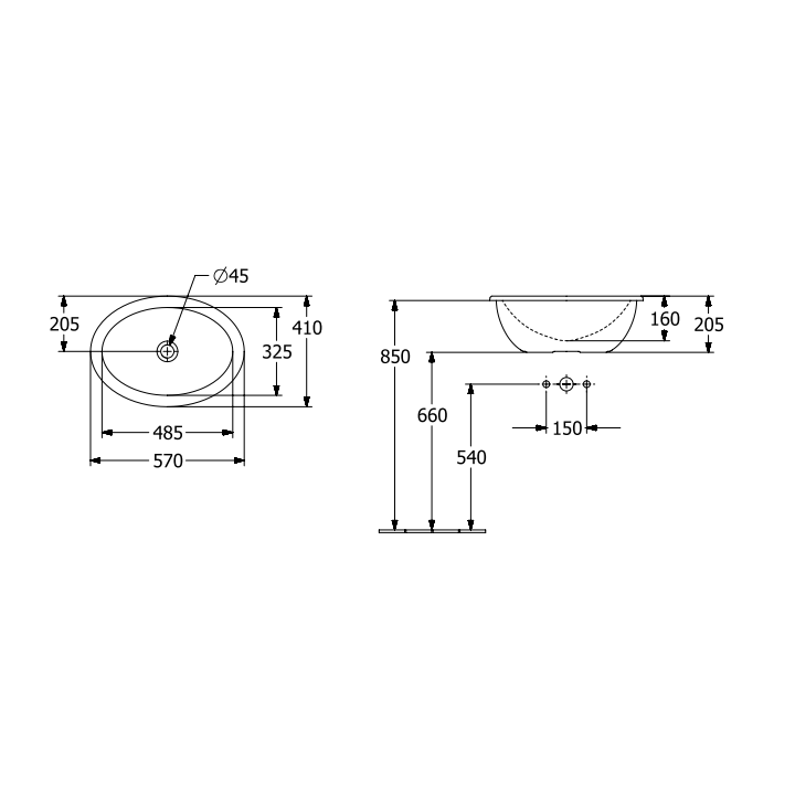 Раковина Villeroy&Boch Loop&Friends 4A6200R1