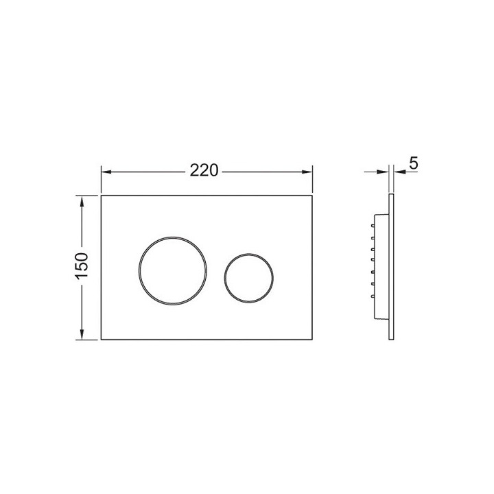 TECE TECEloop 2.0 клавиша смыва 9240927
