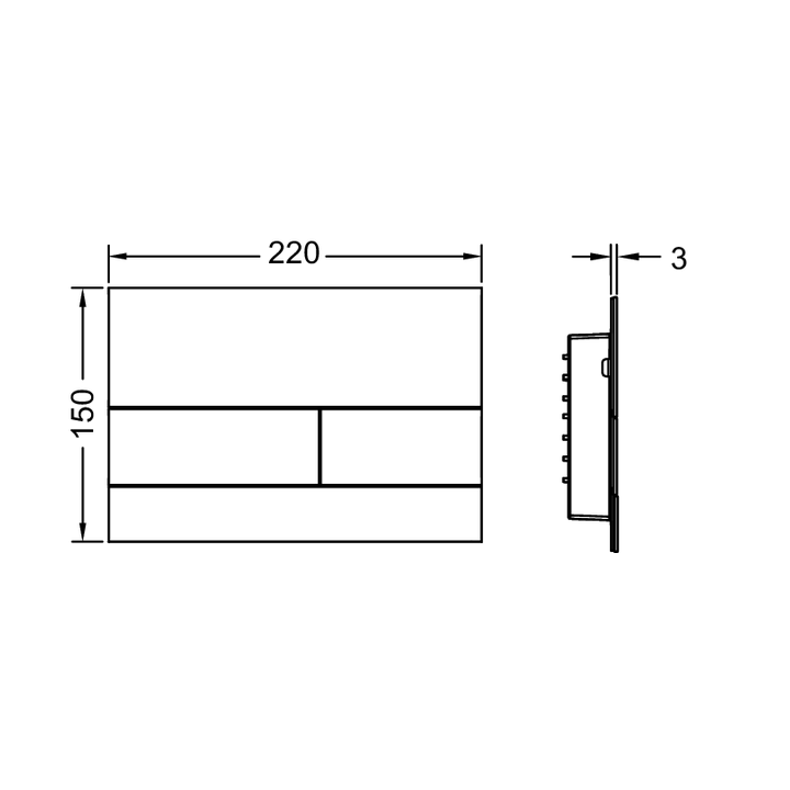 TECE TECEsquare II Matt Black 9240833