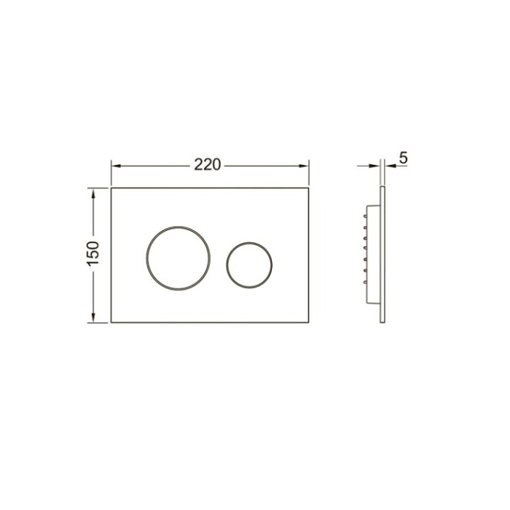 TECE TECEloop 2.0 Matt White клавиша 9240926