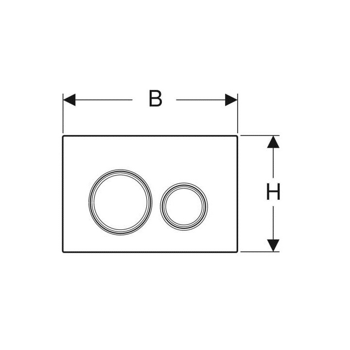 Geberit Sigma21 клавиша смыва латунь 115652SI1