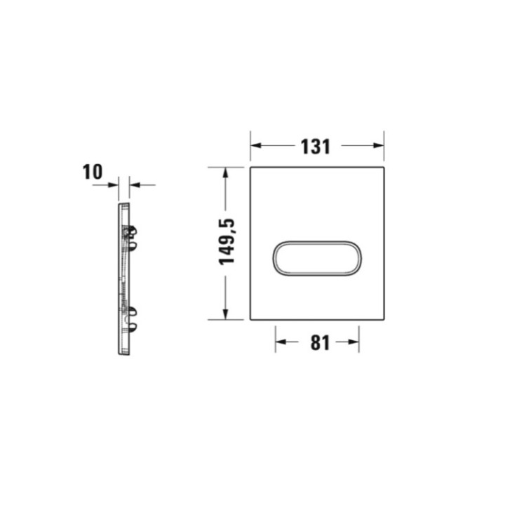 Duravit DuraSystem клавиша смыва WD5004011000