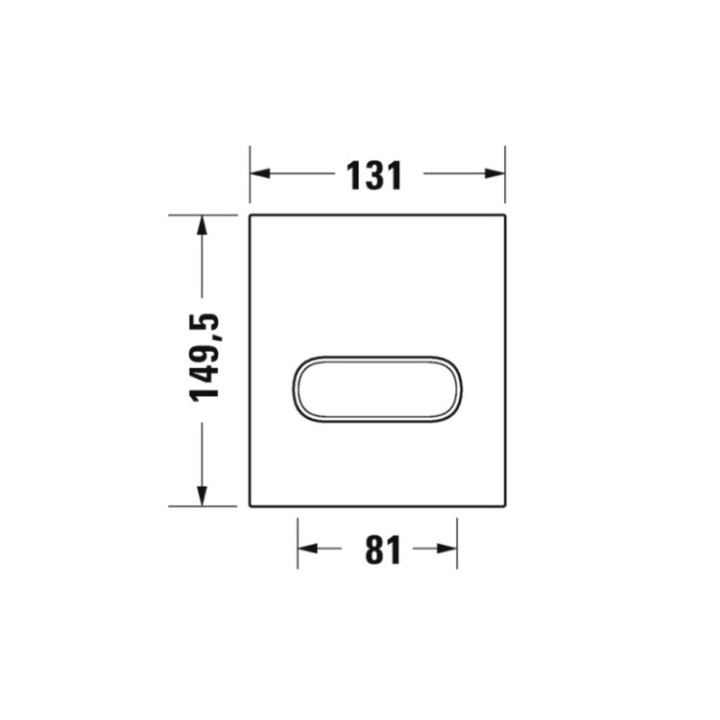 Duravit DuraSystem клавиша WD5004021000