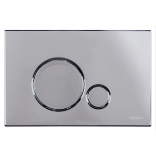 Duravit DuraSystem Клавиша смыва пластиковая хром