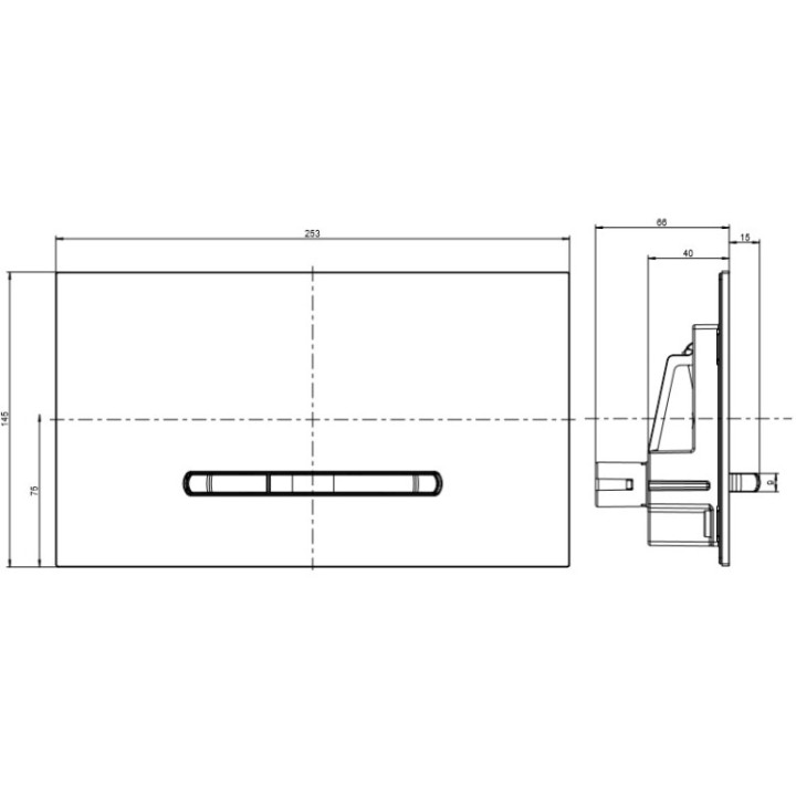 Villeroy&Boch ViConnect клавиша смыва 92216168